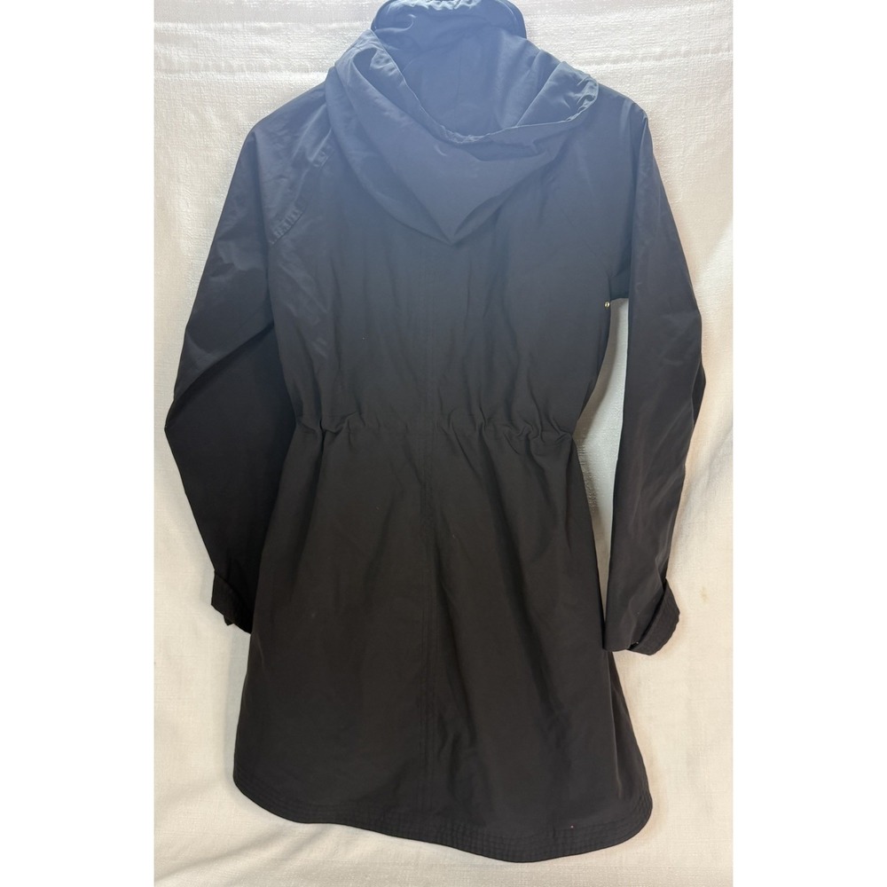 Athleta Size Small Hooded Black Rain Jacket / Windbreaker - Picture 7 of 12